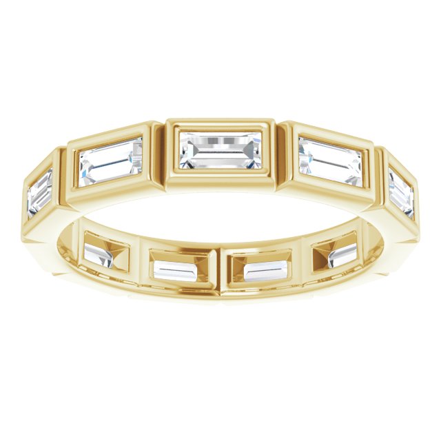 1.54 ct. Straight Baguette Diamond Eternity Band-VIRABYANI